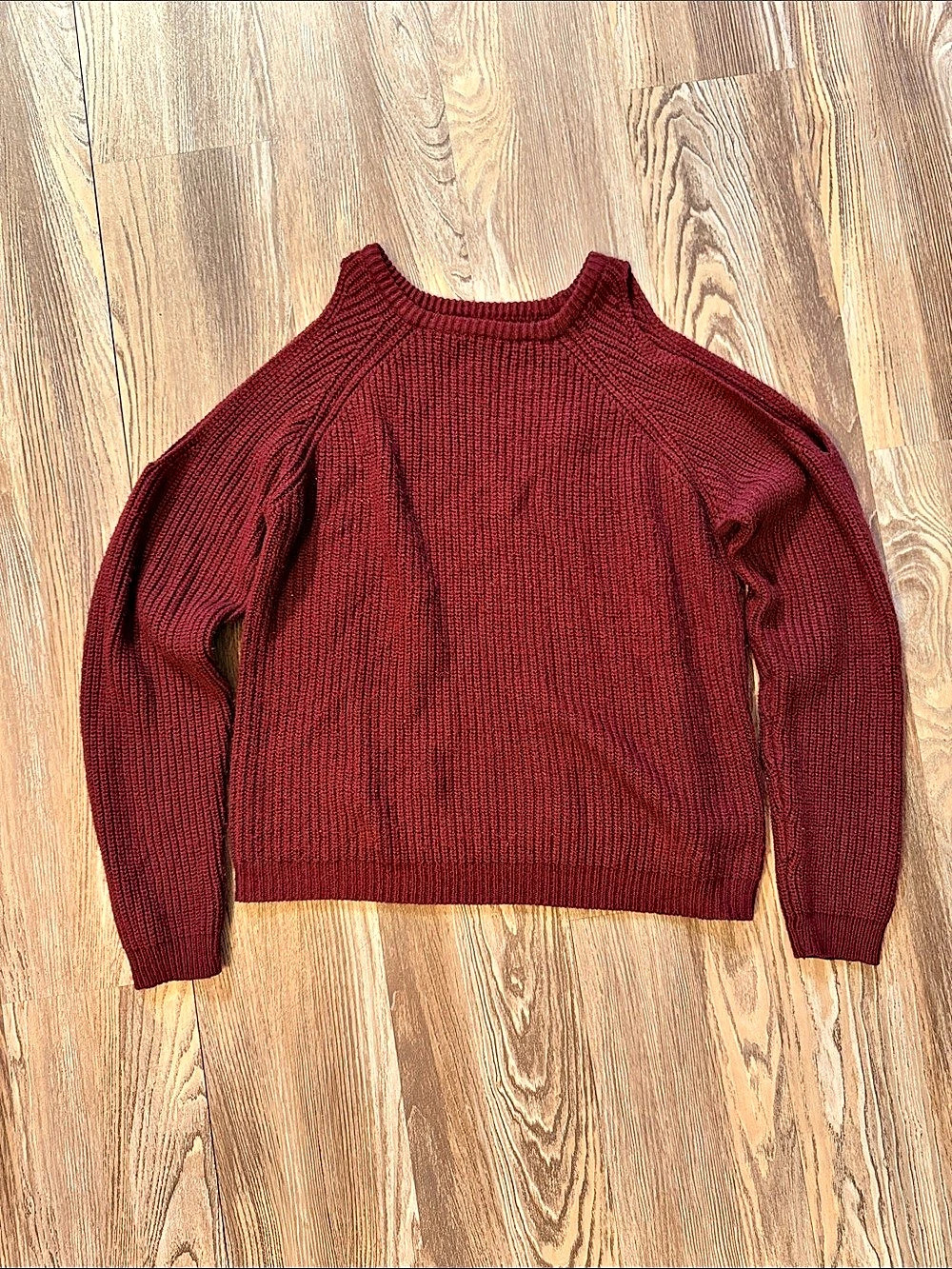 Forever 21 Women's Crewneck Sweater in Red Size 2X Like New